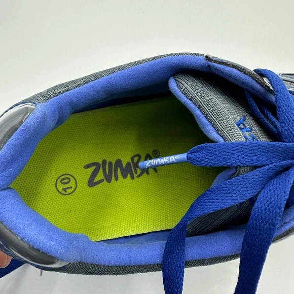 Zumba Fitness Charcoal and Navy Women Sneakers 10 - Picture 7 of 9